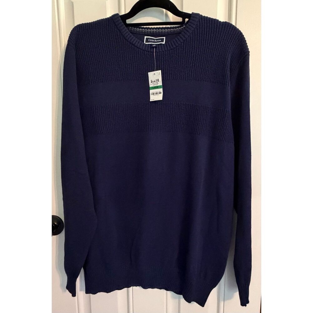 New!! Club Room Men's Crew neck Sweater size L